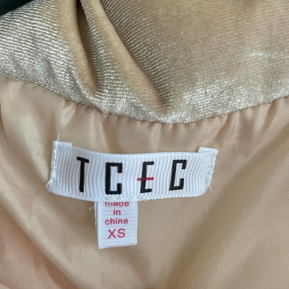 TCEC NWOT Velvet Puffer Jacket XS - Picture 3 of 4